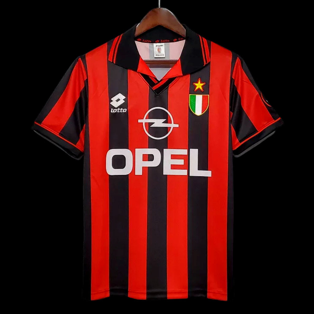 1996/97 AC Milan Home Jersey - Retro Soccer Jersey