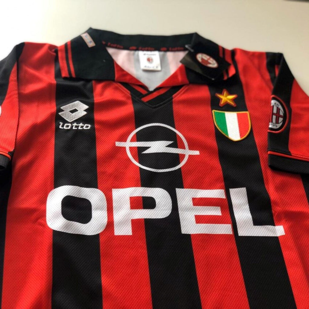 1996/97 AC Milan Home Jersey - Retro Soccer Jersey