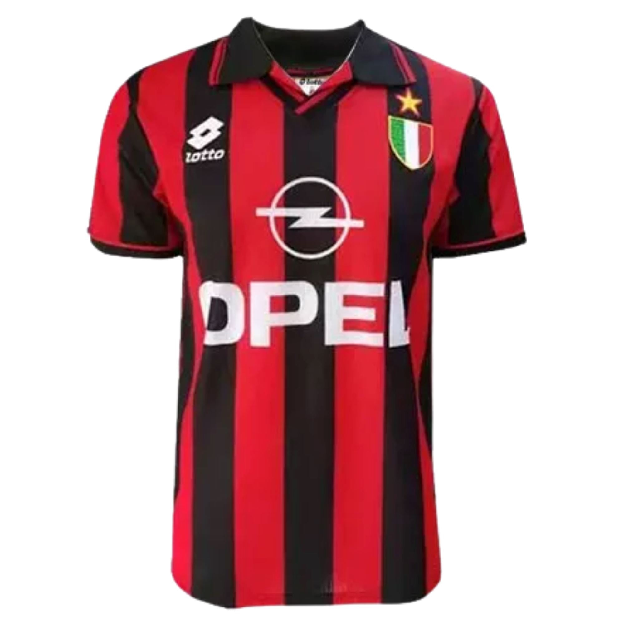 1996/97 AC Milan Home Jersey - Retro Soccer Jersey
