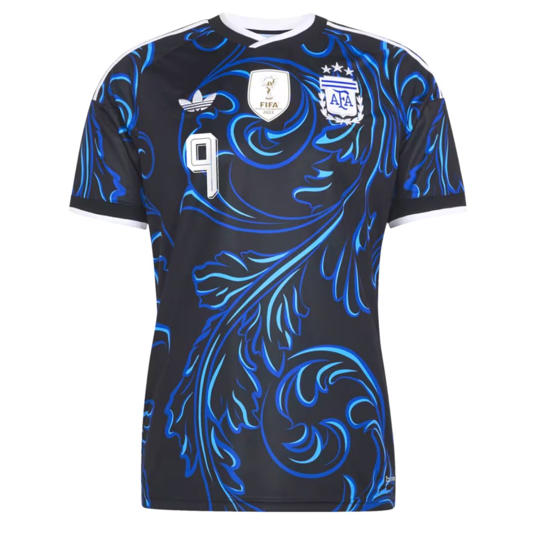 Argentina 2026 Away Jersey – Álvarez 9 - Retro Soccer Jersey