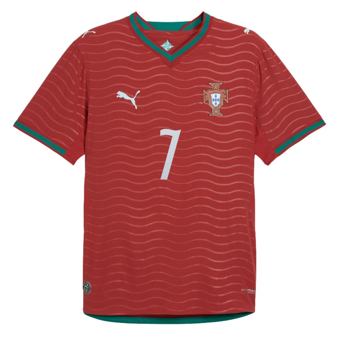 Portugal 2026 Home Jersey Authentic – Ronaldo #7 - Retro Soccer Jersey